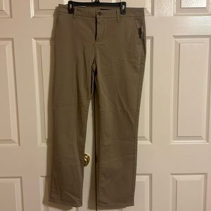 RSQ men’s slim straight tan khaki casual dress pants 34x32 NWT